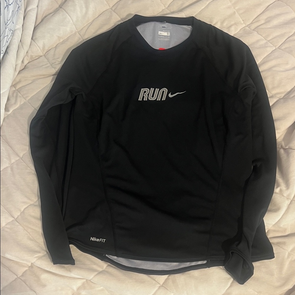 Nike Black Long Sleeve Performance Shirt